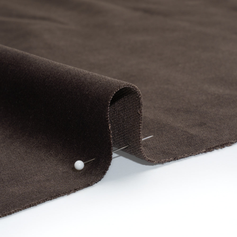 Low Pile Upholstery Velvet - Espresso - Somerset Collection Detail