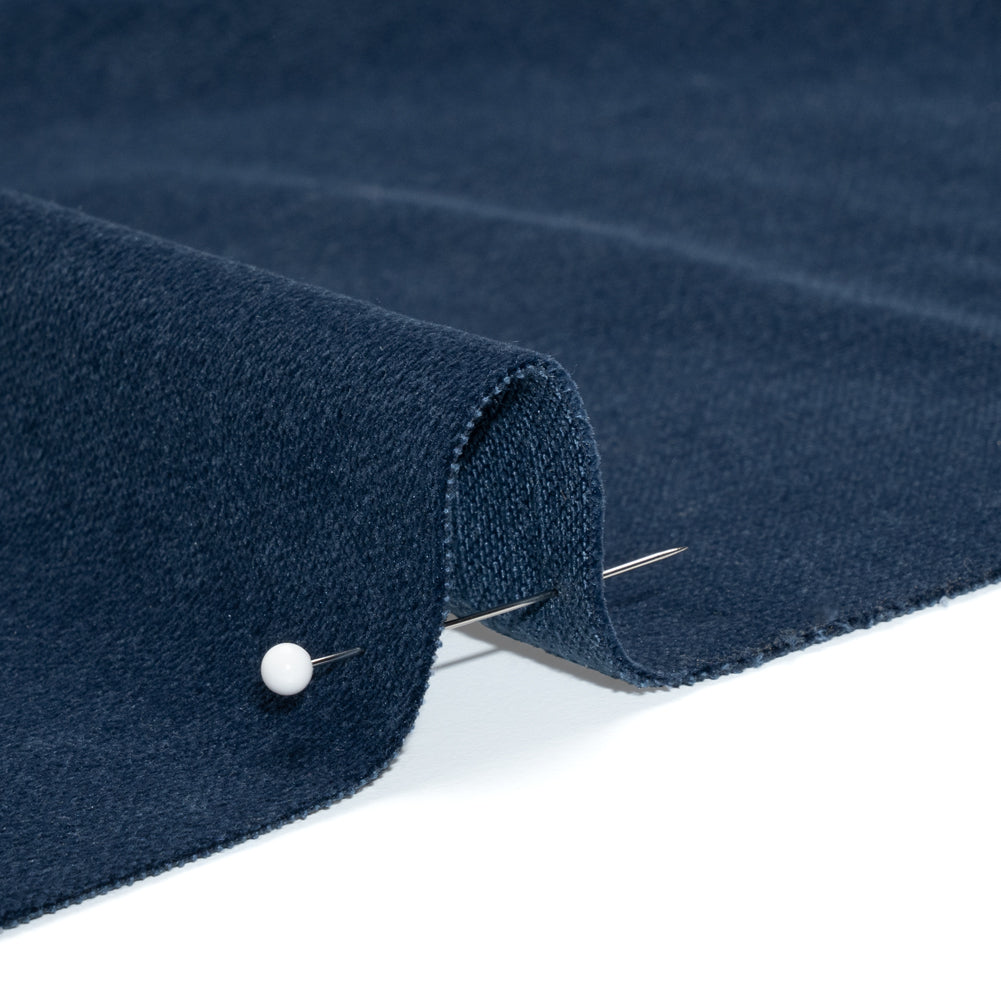 Low Pile Upholstery Velvet - Indigo - Somerset Collection Detail