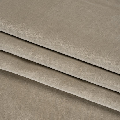 Low Pile Upholstery Velvet - Matte Grey - Somerset Collection Folded