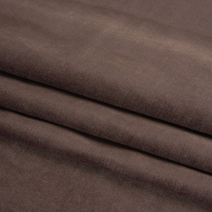 Low Pile Upholstery Velvet - Mocha - Somerset Collection Folded
