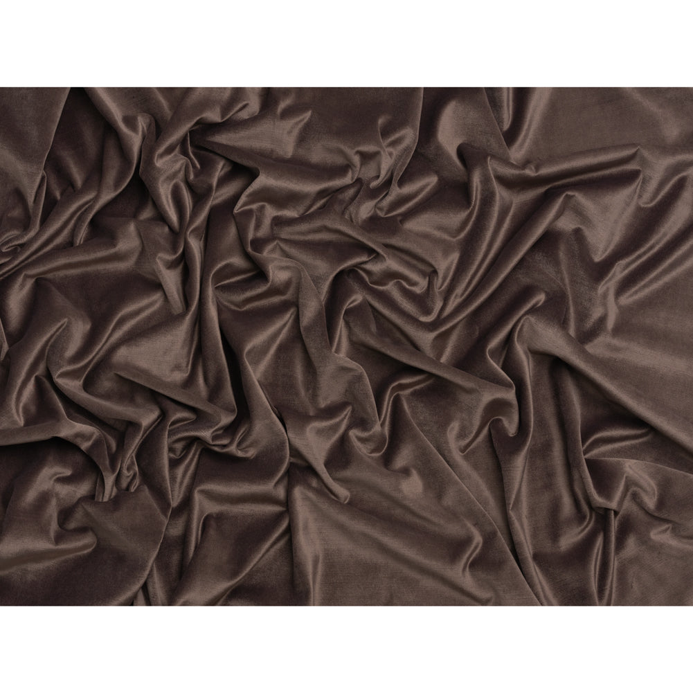 Low Pile Upholstery Velvet - Mocha - Somerset Collection Full