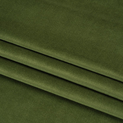 Low Pile Upholstery Velvet - Moss - Somerset Collection Folded