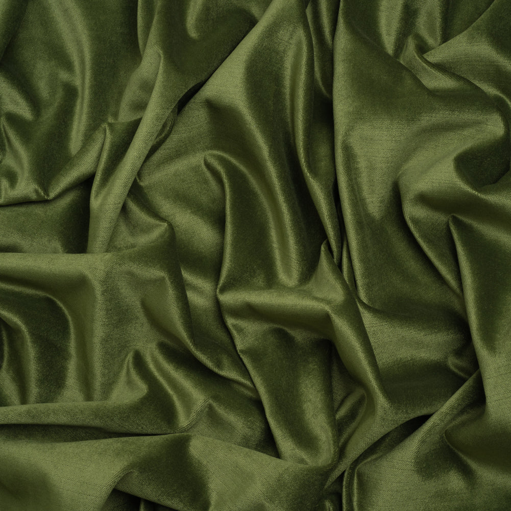 Low Pile Upholstery Velvet - Moss - Somerset Collection