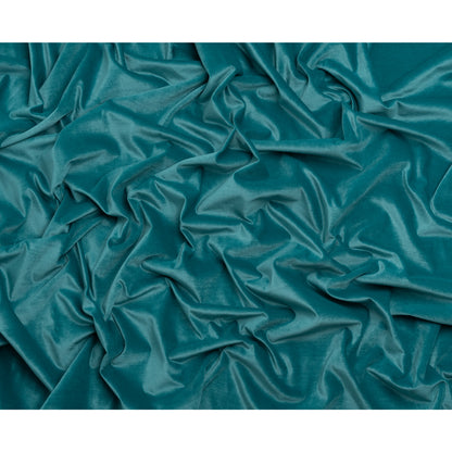 Low Pile Upholstery Velvet - Peacock - Somerset Collection Full