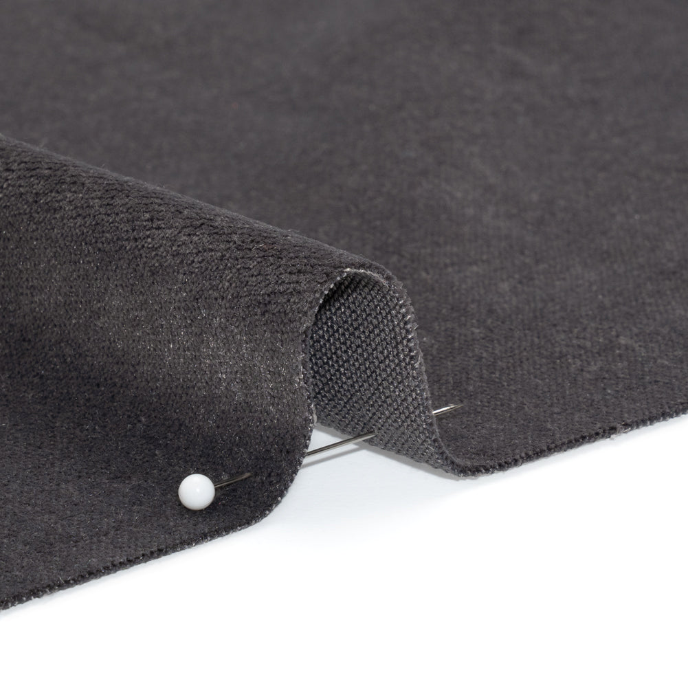 Low Pile Upholstery Velvet - Pewter - Somerset Collection Detail