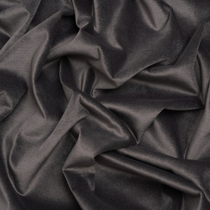 Low Pile Upholstery Velvet - Pewter - Somerset Collection