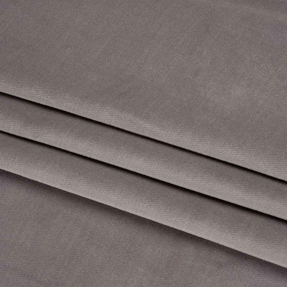 Low Pile Upholstery Velvet - Platinum - Somerset Collection Folded