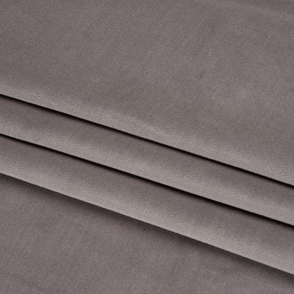 Low Pile Upholstery Velvet - Platinum - Somerset Collection Folded