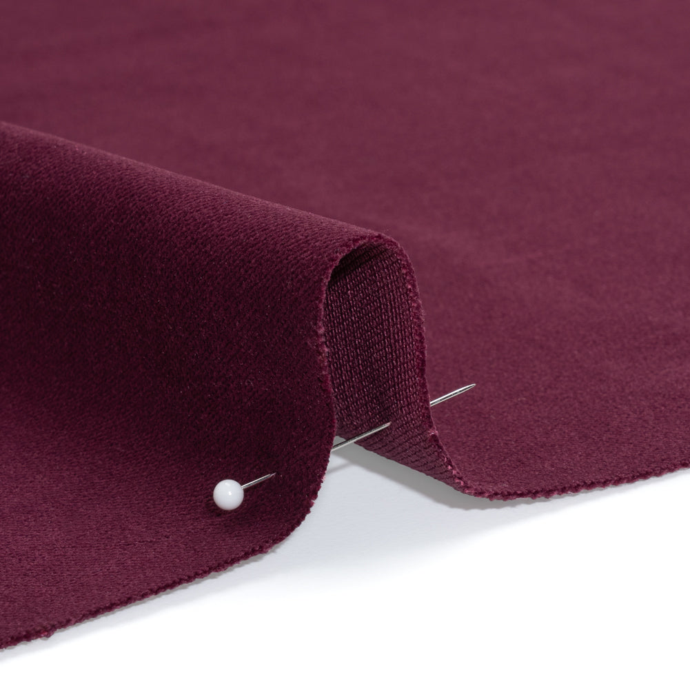 Low Pile Upholstery Velvet - Plum - Somerset Collection Detail