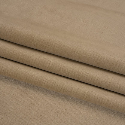 Low Pile Upholstery Velvet - True Beige - Somerset Collection Folded