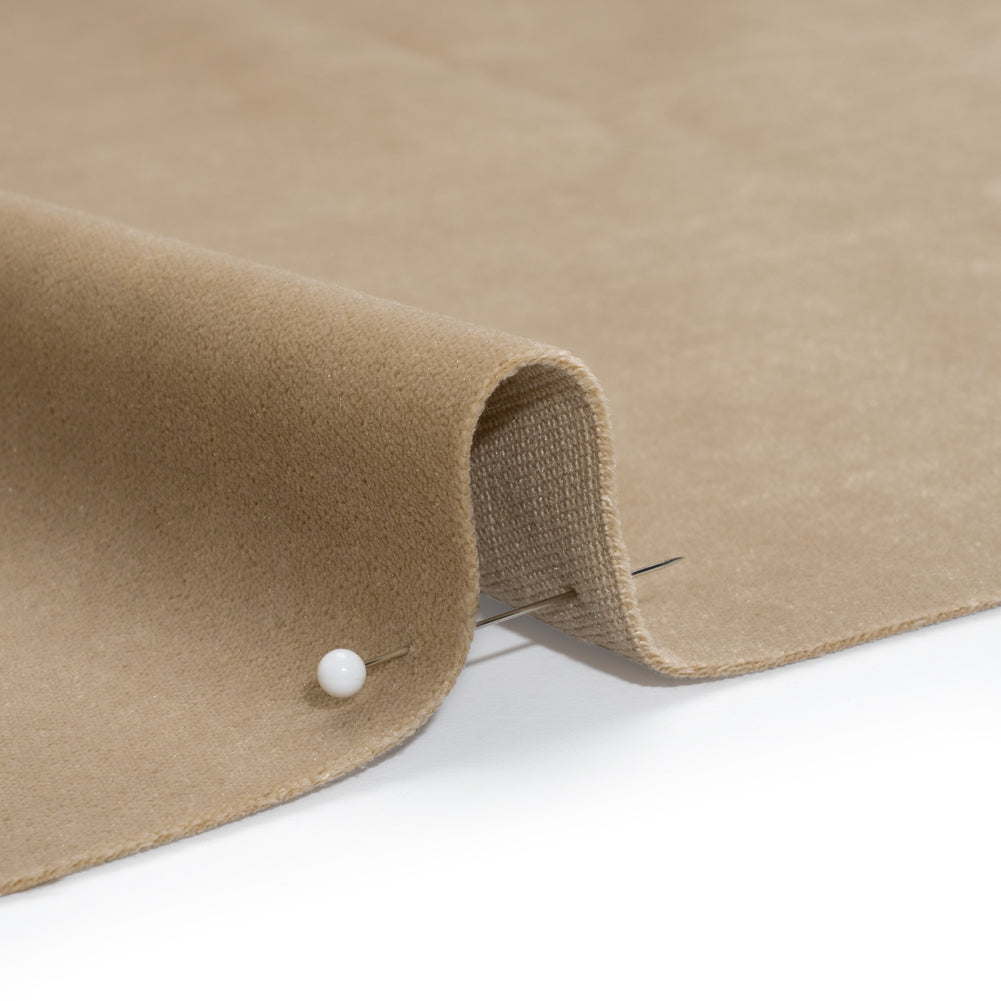Low Pile Upholstery Velvet - True Beige - Somerset Collection Detail