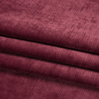 Plush Upholstery Corduroy - Berry - Emerson Collection Folded