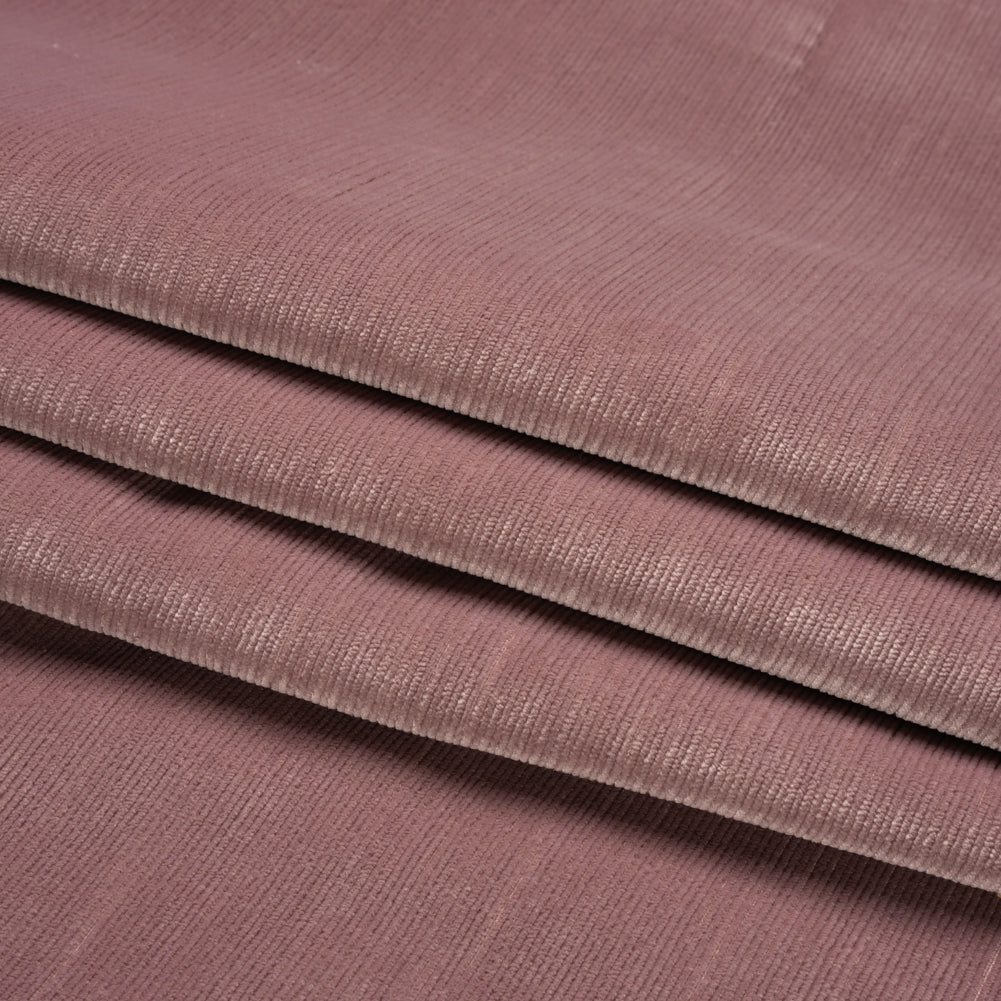 Plush Upholstery Corduroy - Lilac - Emerson Collection Folded
