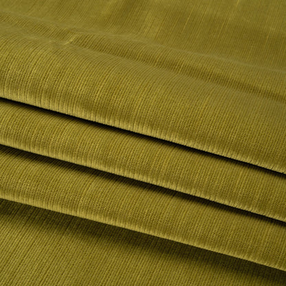 Plush Upholstery Corduroy - Lime - Emerson Collection Folded