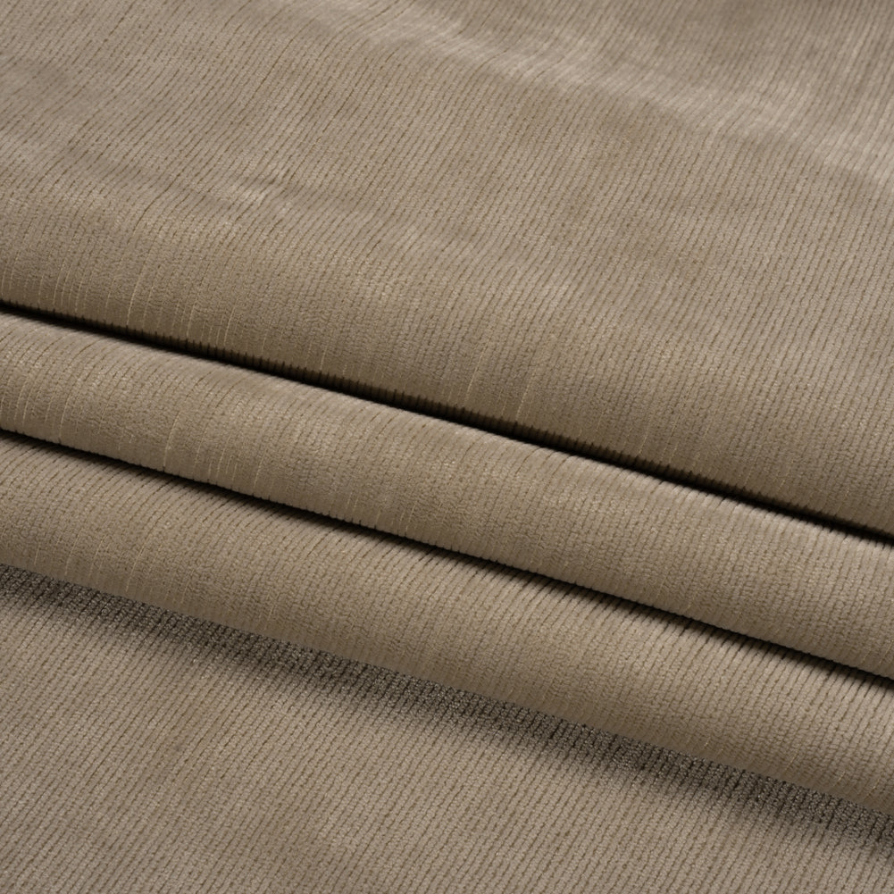Plush Upholstery Corduroy - Matte Grey - Emerson Collection Folded