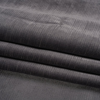 Plush Upholstery Corduroy - Pewter - Emerson Collection Folded