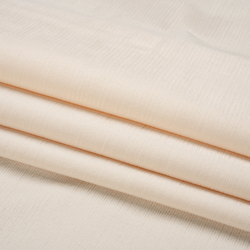Plush Upholstery Corduroy - Snow - Emerson Collection Folded