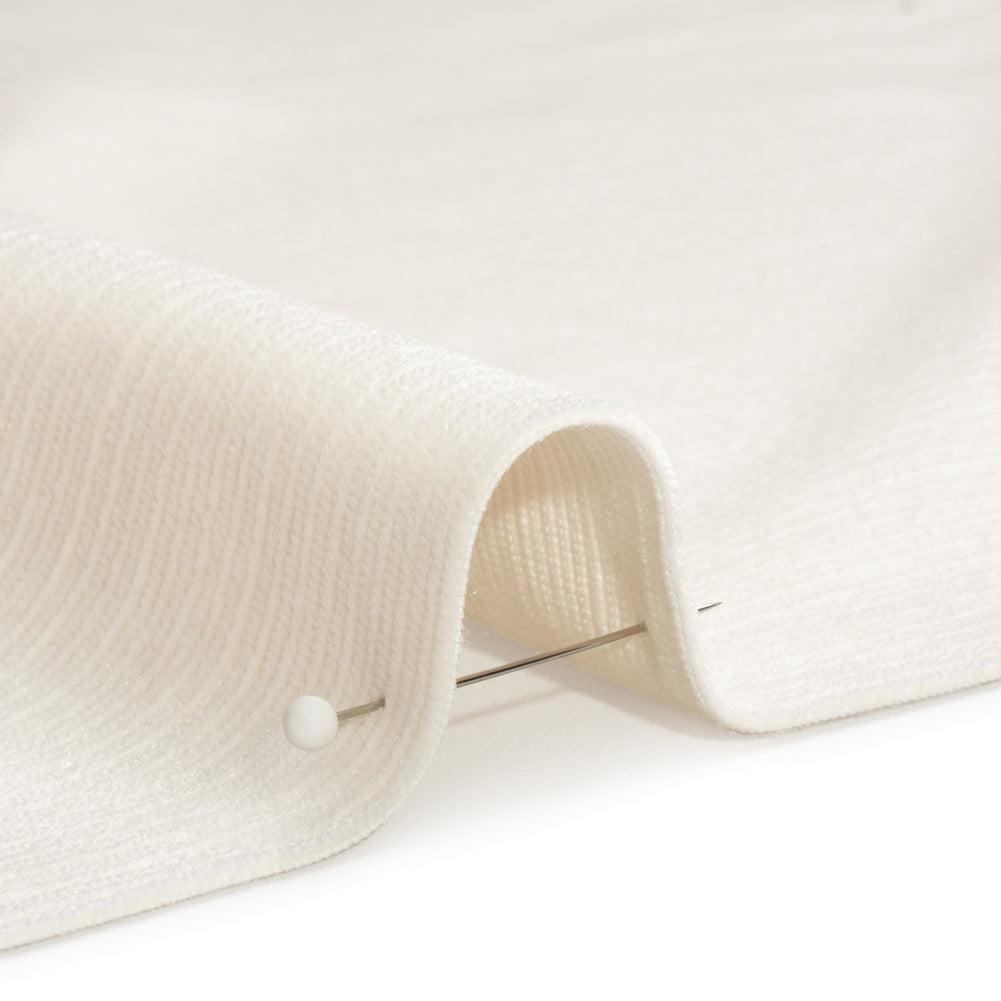 Plush Upholstery Corduroy - Snow - Emerson Collection Detail