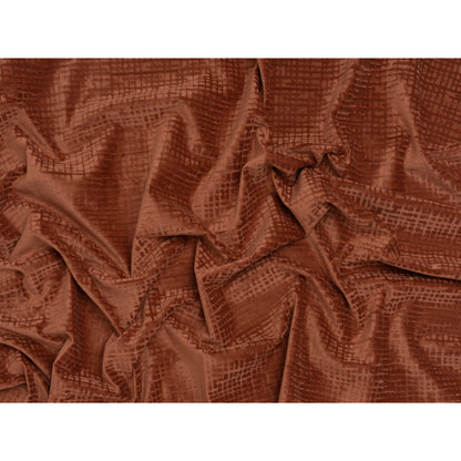 Polyester Upholstery Chenille - Dusty Rose Grid Texture - Carolina Collection
