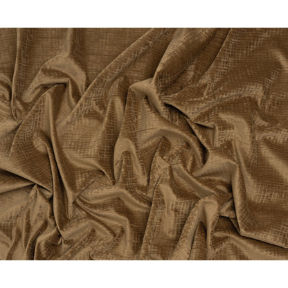 Polyester Upholstery Chenille - Toffee Grid Texture - Carolina Collection