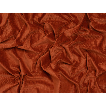 Polyester Upholstery Chenille - Winter Coral Grid Texture - Carolina Collection