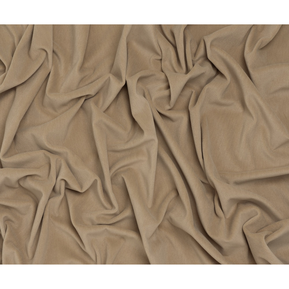 Wool and Cotton Upholstery Velveteen - Bisque - Dakota Collection