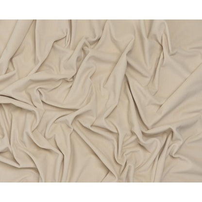 Wool and Cotton Upholstery Velveteen - Cream - Dakota Collection