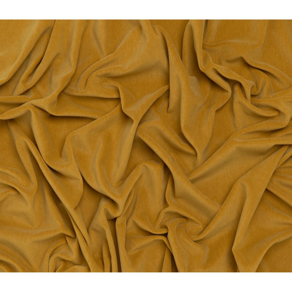 Wool and Cotton Upholstery Velveteen - Marigold - Dakota Collection