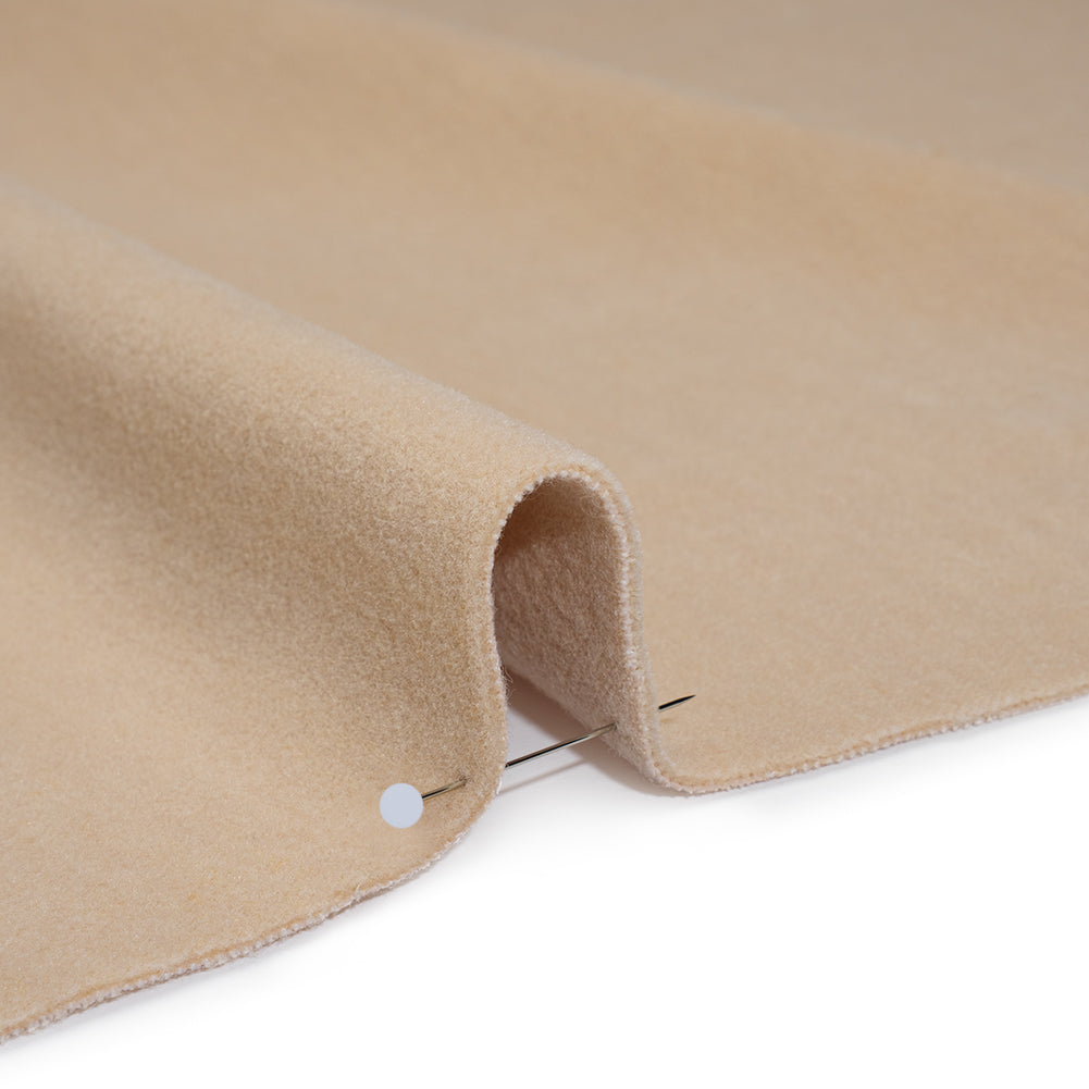 Wool and Cotton Upholstery Velveteen - Sand - Dakota Collection