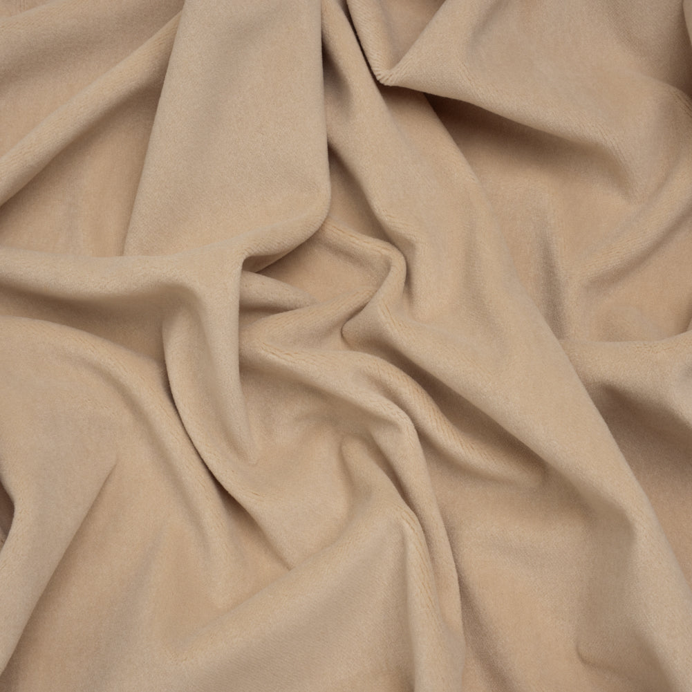 Wool and Cotton Upholstery Velveteen - Sand - Dakota Collection