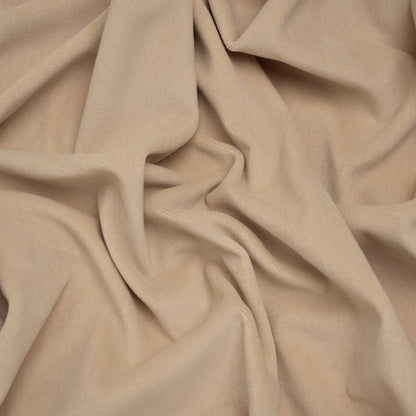 Wool and Cotton Upholstery Velveteen - Sand - Dakota Collection