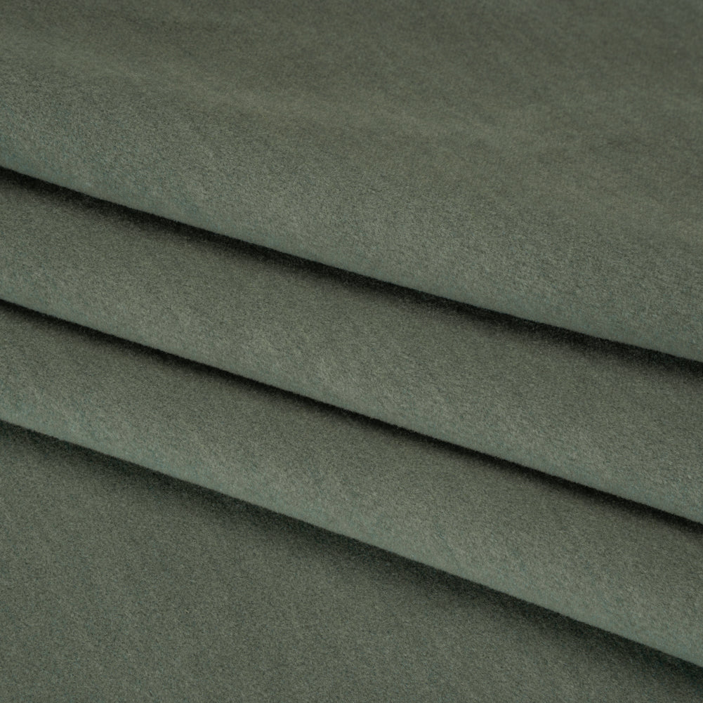 Wool and Cotton Upholstery Velveteen - Seaglass - Dakota Collection