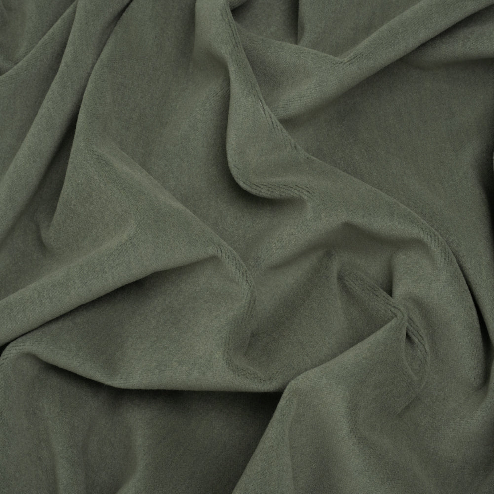 Wool and Cotton Upholstery Velveteen - Seaglass - Dakota Collection