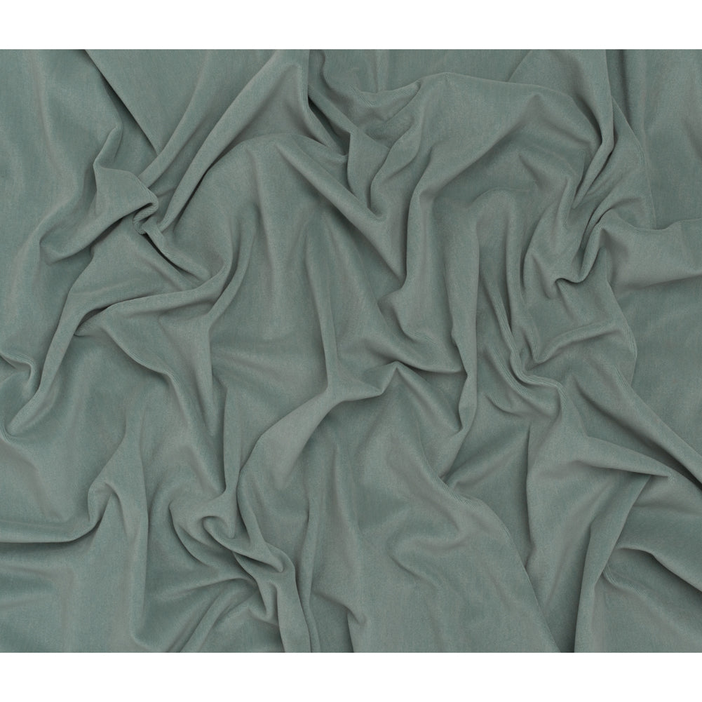Wool and Cotton Upholstery Velveteen - Sky - Dakota Collection