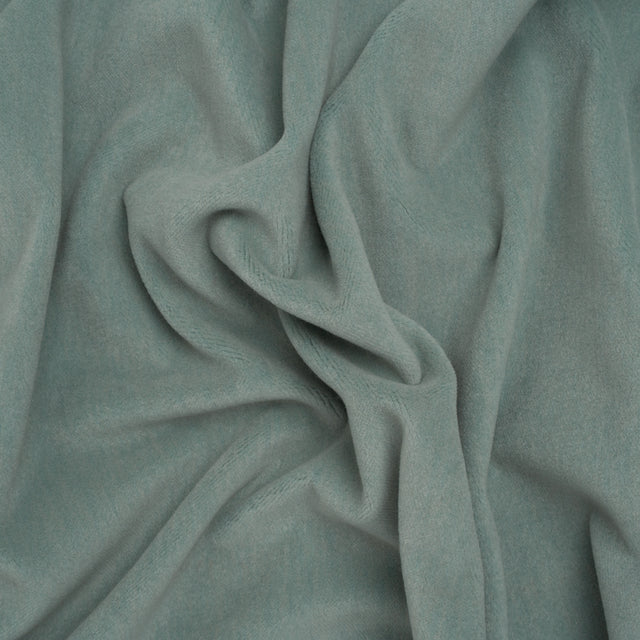 Wool and Cotton Upholstery Velveteen - Sky - Dakota Collection