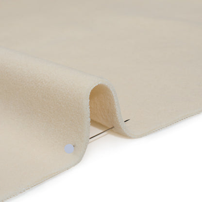 Wool and Cotton Upholstery Velveteen - Snow - Dakota Collection