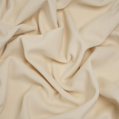 Wool and Cotton Upholstery Velveteen - Snow - Dakota Collection