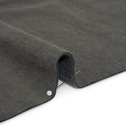 Wool and Cotton Upholstery Velveteen - Stone - Dakota Collection