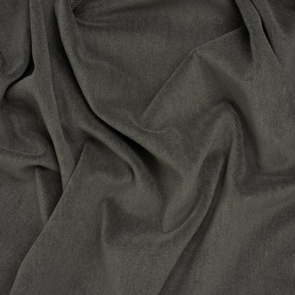 Wool and Cotton Upholstery Velveteen - Stone - Dakota Collection