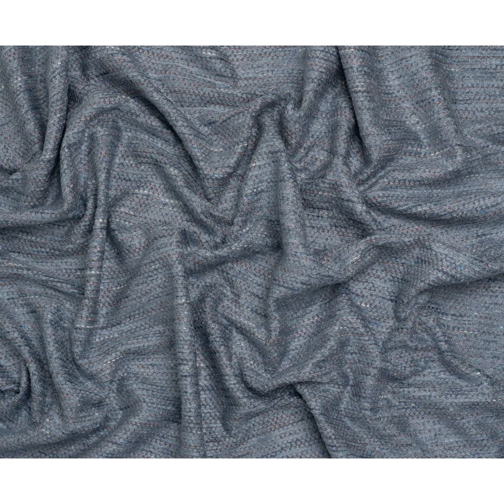 Recycled Olefin and Acrylic Upholstery Boucle and Chenille Tweed - Whisper Stripes - Virginia Collection Full