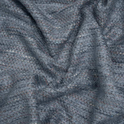 Recycled Olefin and Acrylic Upholstery Boucle and Chenille Tweed - Whisper Stripes - Virginia Collection