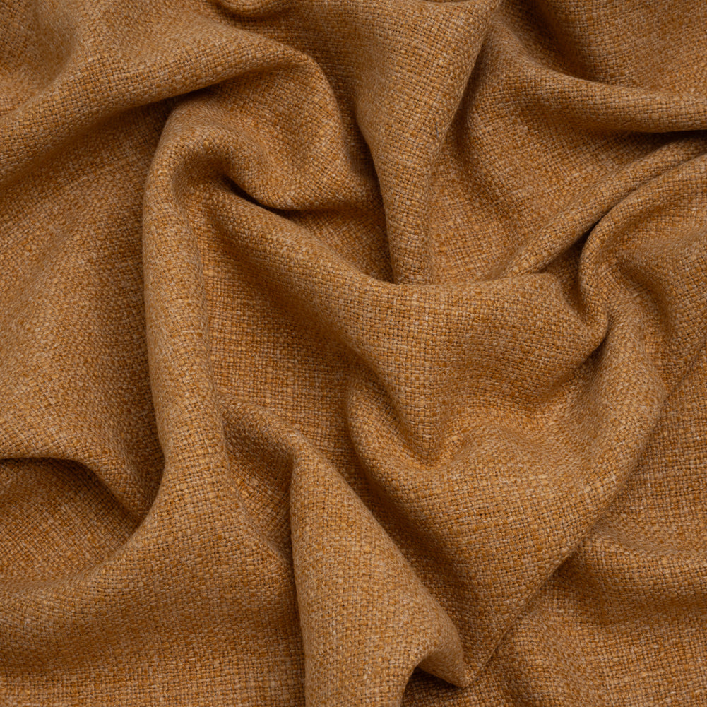 Polyester and Linen Textured Upholstery Woven - Apricot - Georgia Collection