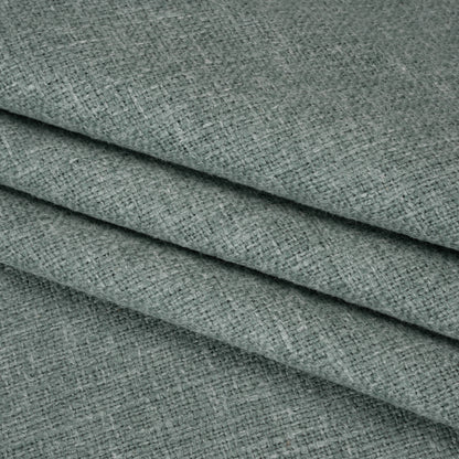 Polyester and Linen Textured Upholstery Woven - Chambray - Georgia Collection Folded