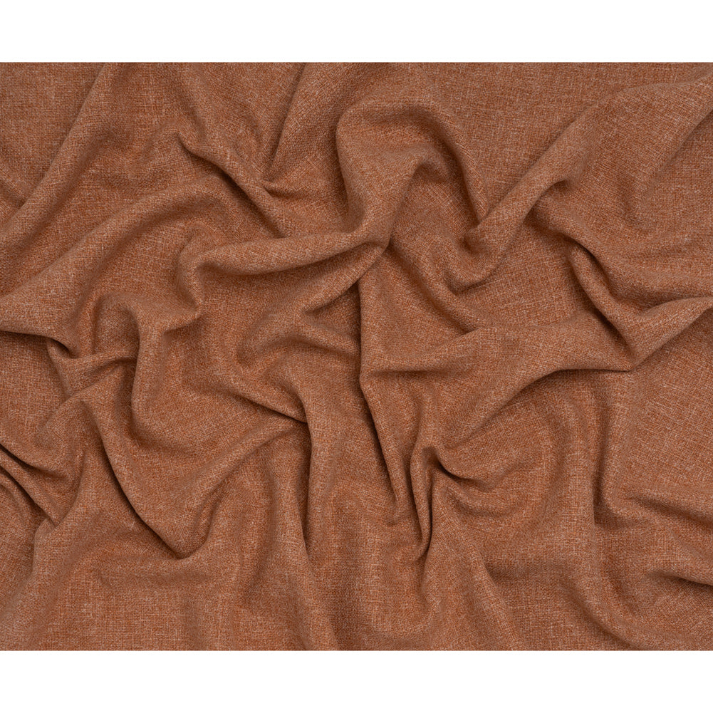 Polyester and Linen Textured Upholstery Woven - Guava - Georgia Collection Full