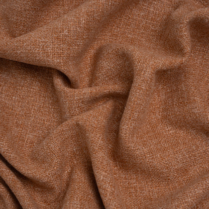 Polyester and Linen Textured Upholstery Woven - Guava - Georgia Collection
