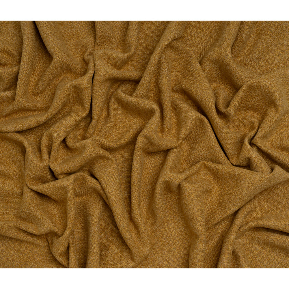 Polyester and Linen Textured Upholstery Woven - Honey - Georgia Collection Full