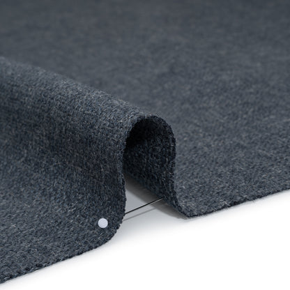 Polyester and Linen Textured Upholstery Woven - Indigo - Georgia Collection Detail
