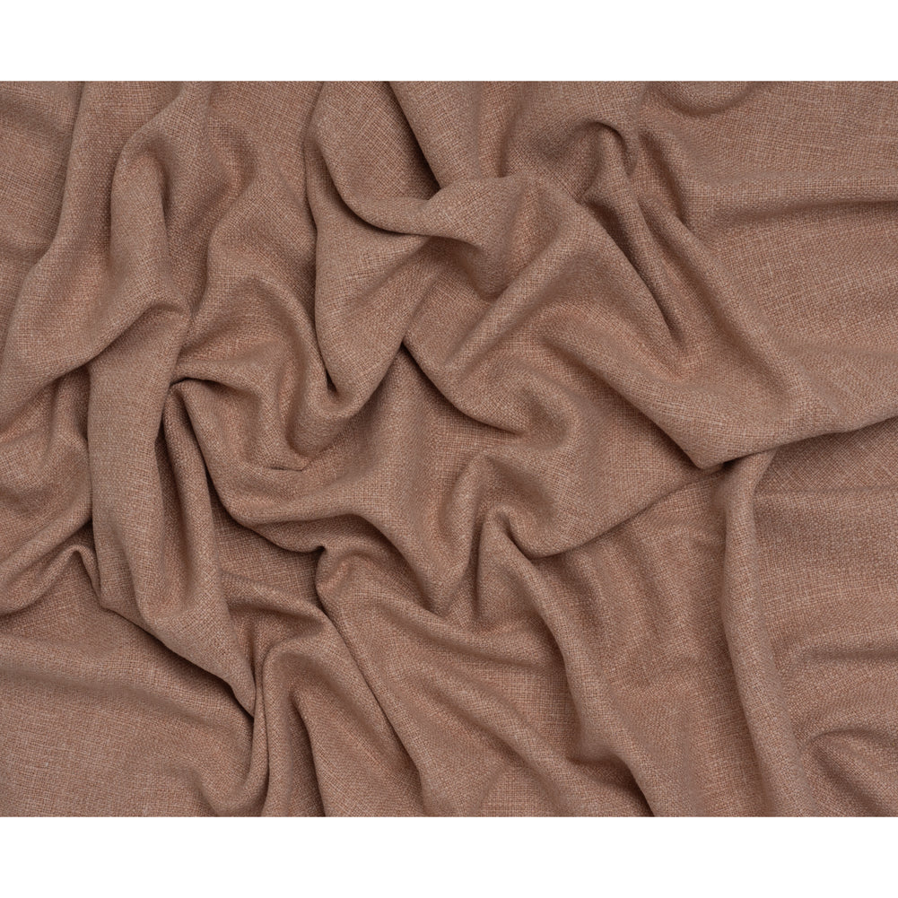 Polyester and Linen Textured Upholstery Woven - Pink Sand - Georgia Collection Full