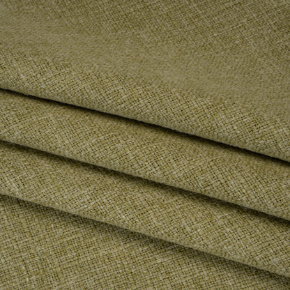 Polyester and Linen Textured Upholstery Woven - Pistachio - Georgia Collection Folded