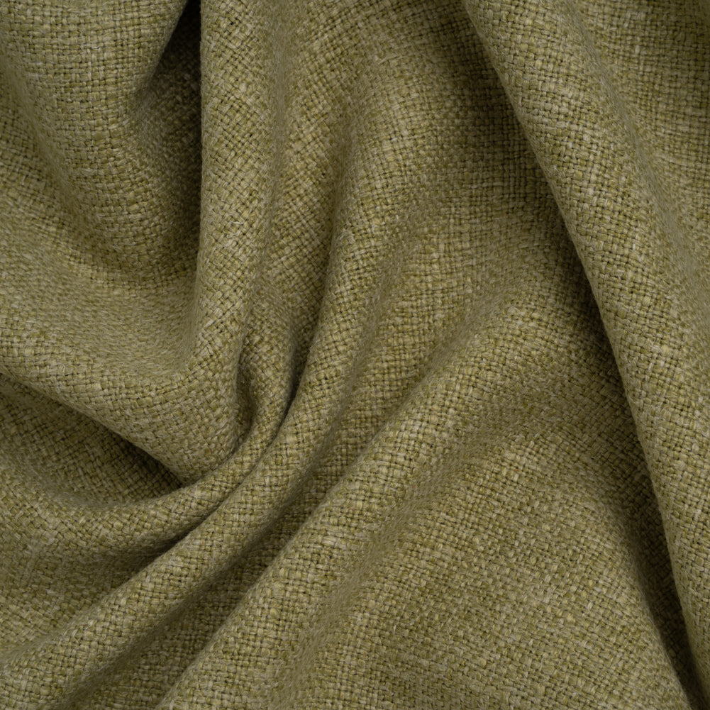 Polyester and Linen Textured Upholstery Woven - Pistachio - Georgia Collection